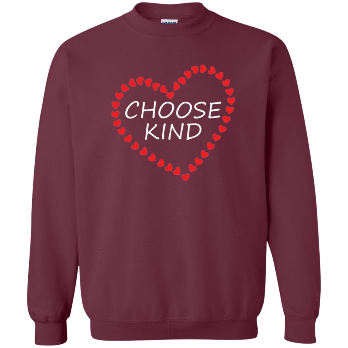Choose Kind Heart Anti Bullying Shirt Maroon