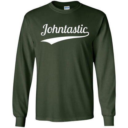 Funny John T-shirt Johntastic Forest Green