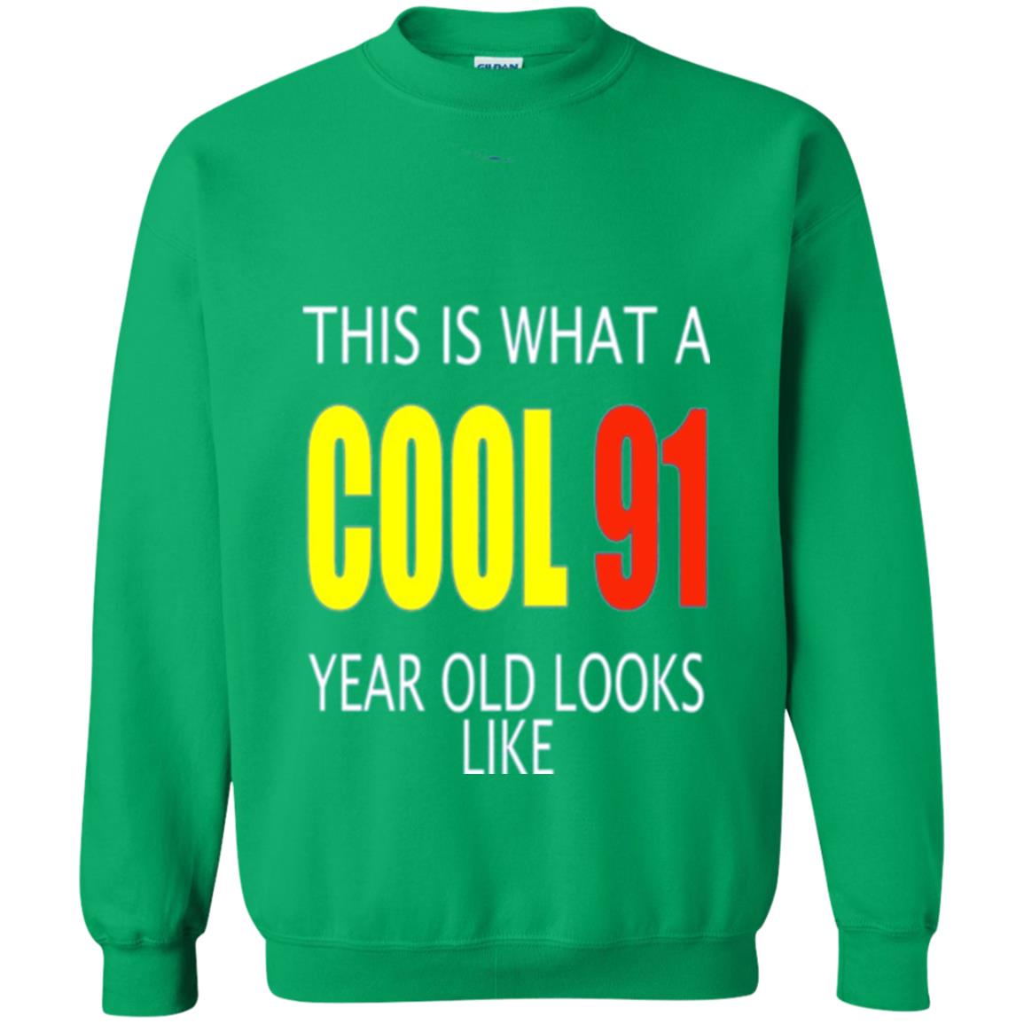Cool 91 Years Old Birthday Gifts This Is What A Cool 91 Irish Green