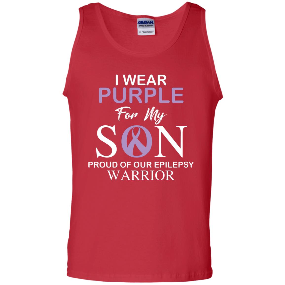 Epilepsy Warrior T-shirt I Wear Purple For My Son Proud Of Our Epilepsy Warrior Red
