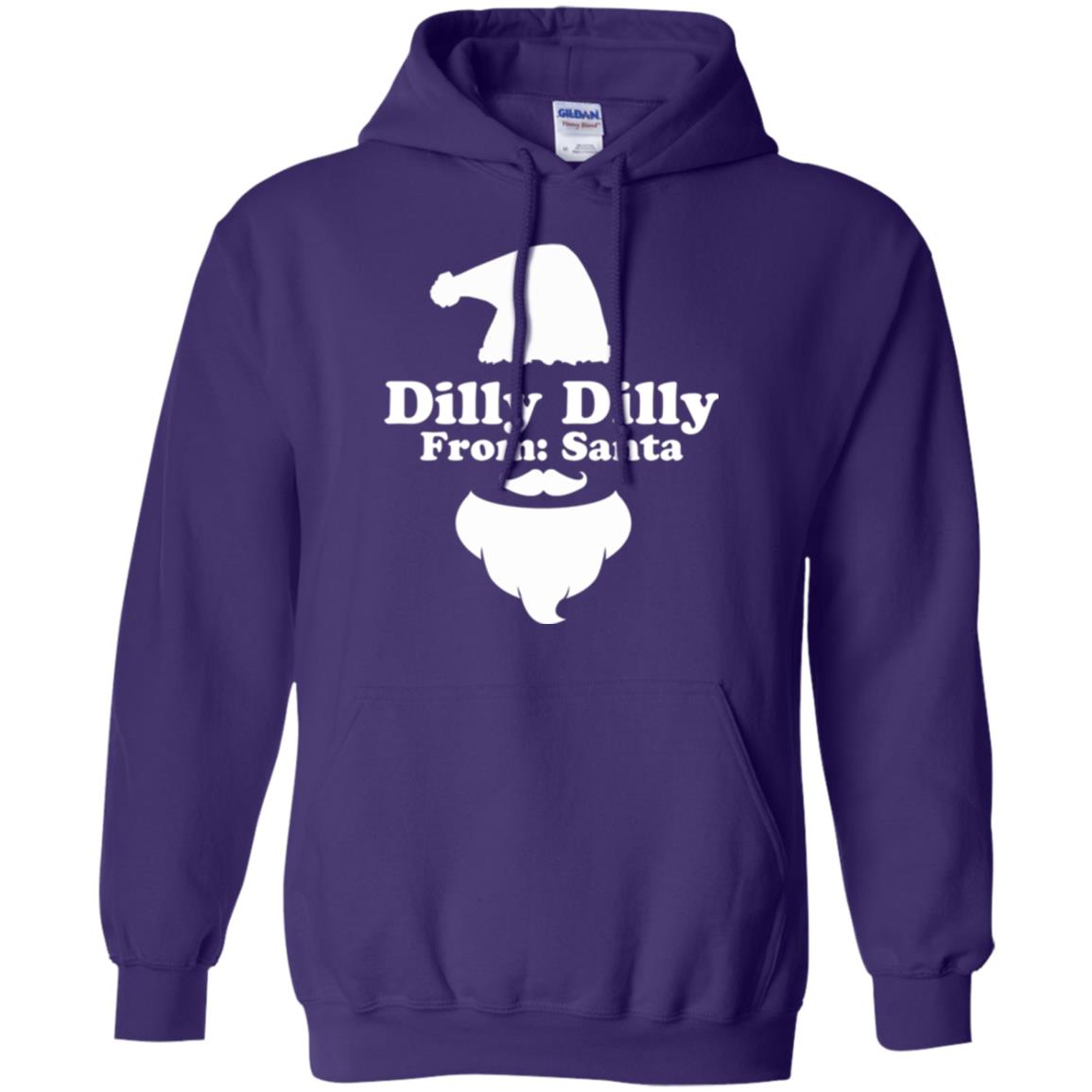 Christmas T-shirt Dilly Dilly From Santa Purple