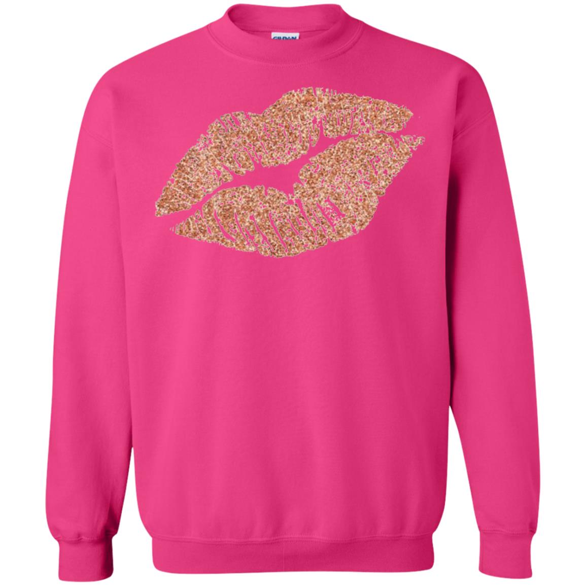 Rose Gold Lipstick Kiss Shirt Heliconia