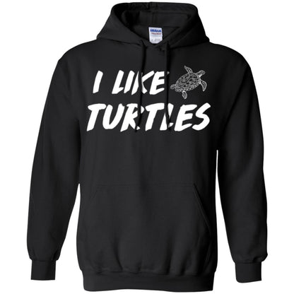 I Like Turtles T-shirt Black