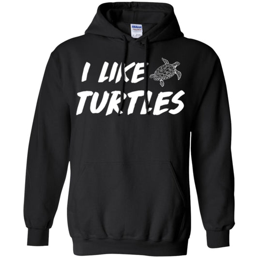 I Like Turtles T-shirt Black
