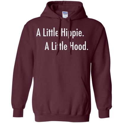 A Little Hippie A Little Hood Shirt Maroon