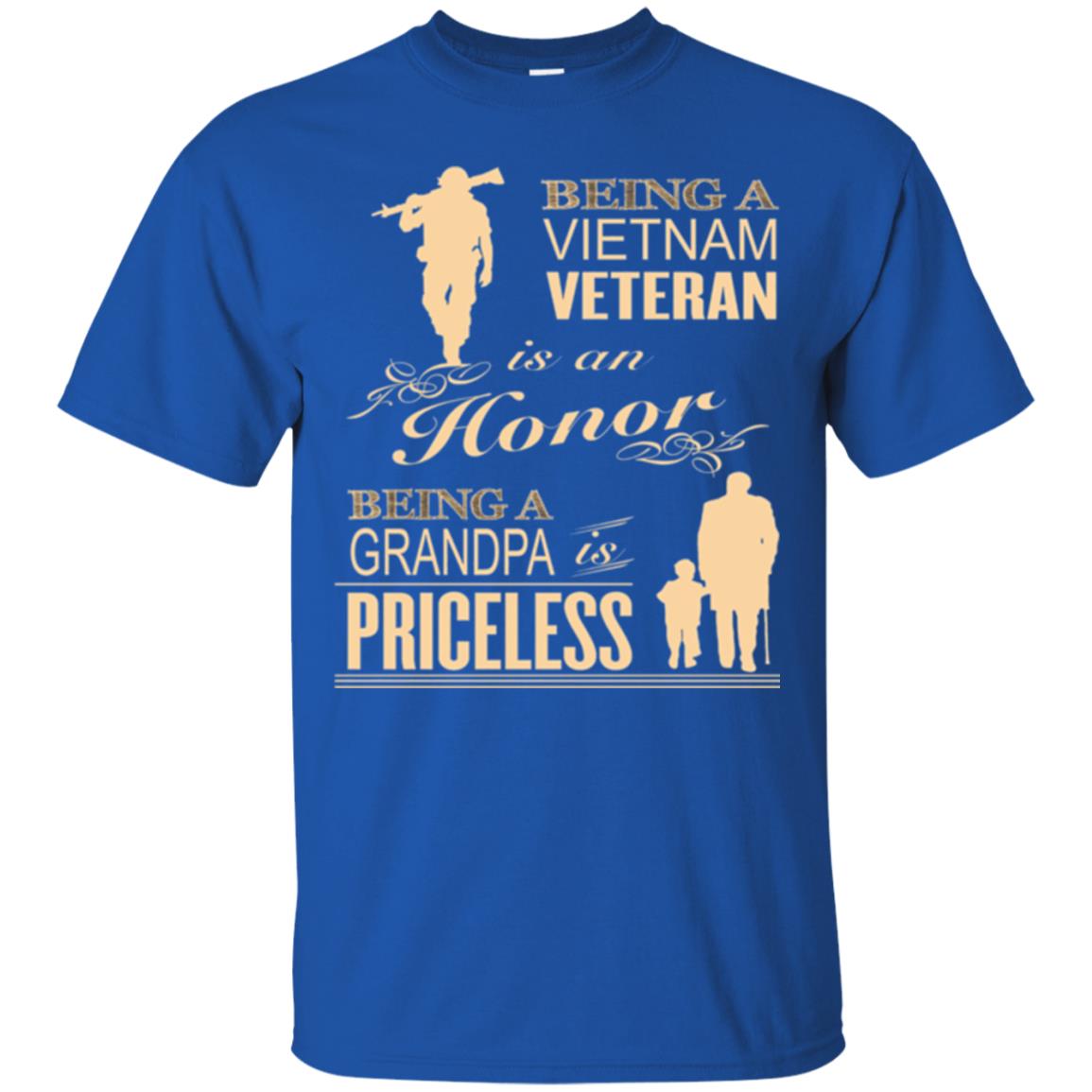 Veteran T-shirt Being A Vietnam Veteran Is An Honor Royal