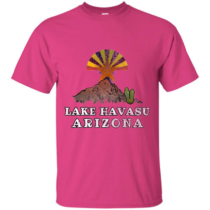 Lake Havasu Arizona T-shirt Flag Inspired Desert Scenery Heliconia