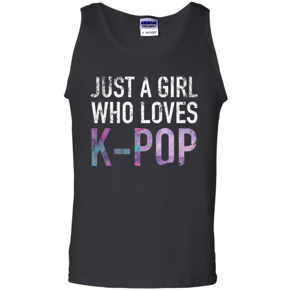 K-pop Fan T-shirt Just A Girl Who Loves K-pop Black
