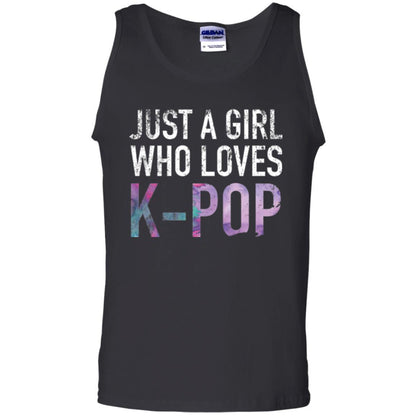 K-pop Fan T-shirt Just A Girl Who Loves K-pop Black