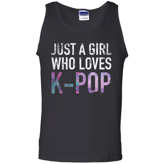 K-pop Fan T-shirt Just A Girl Who Loves K-pop Black