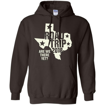 Texas Road Trip 2018 Funny Family Vacation Shirt Dark Chocolate