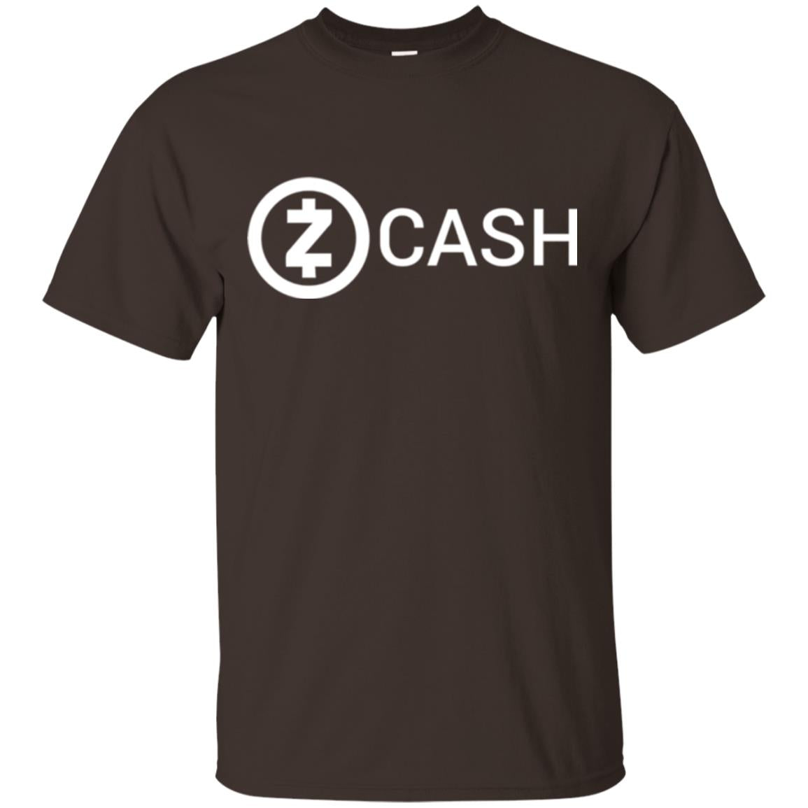 Cryptocurrency Zec Logo T-shirt Zcash Dark Chocolate