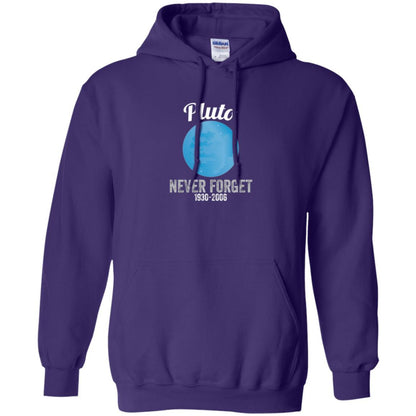 Science T-shirt Pluto Never Forget T-shirt Purple
