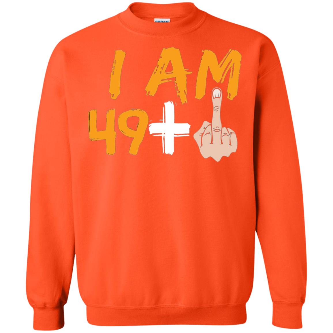 50th Birthday Funny T-shirt I Am 50 Years Old Orange