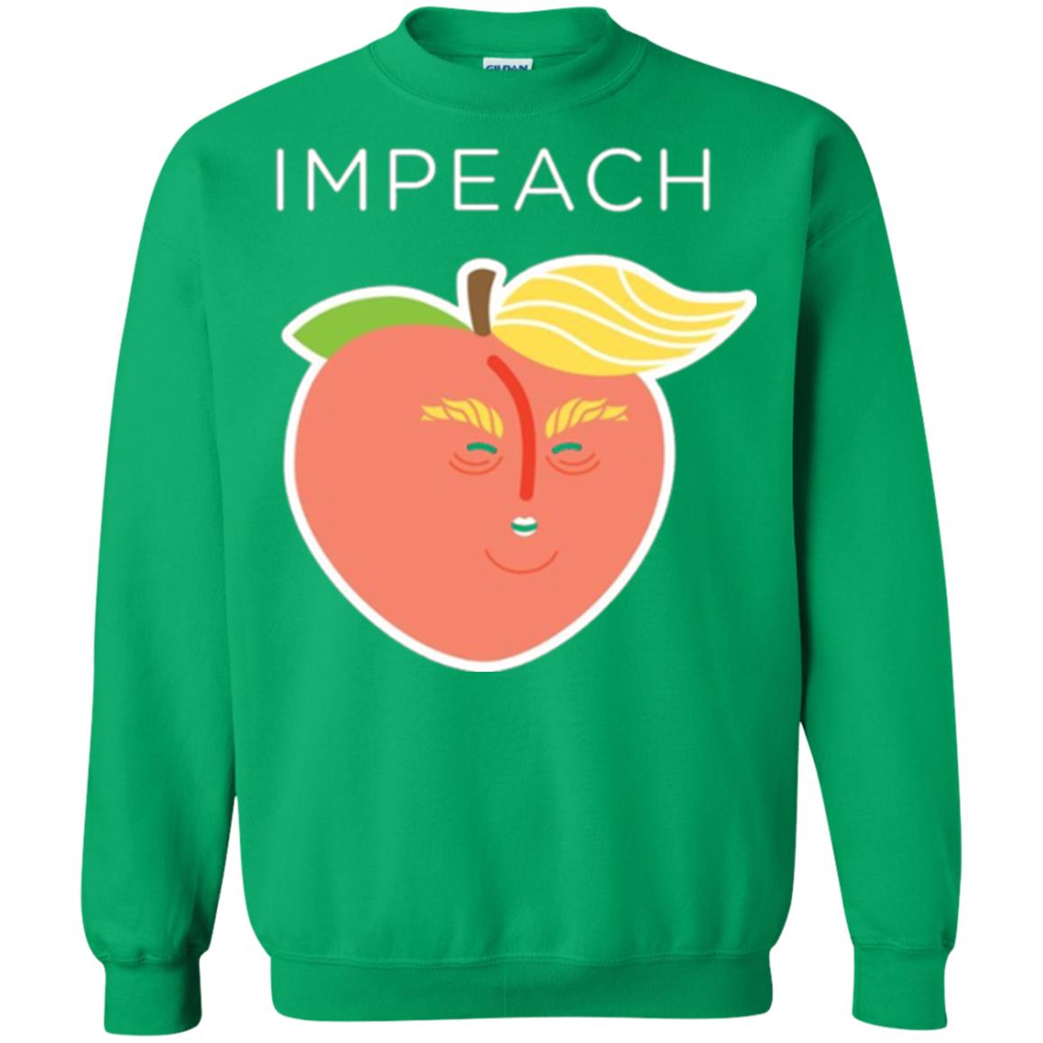 Anti Trump Peach Emoji T-shirt Impeach Donald Irish Green
