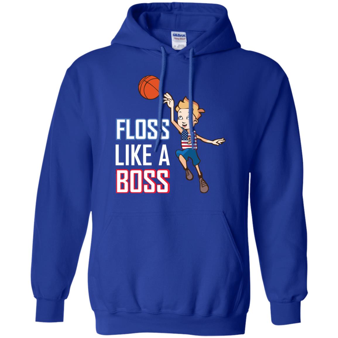 Floss Like A Boss Shirt For Basketball Players Royal