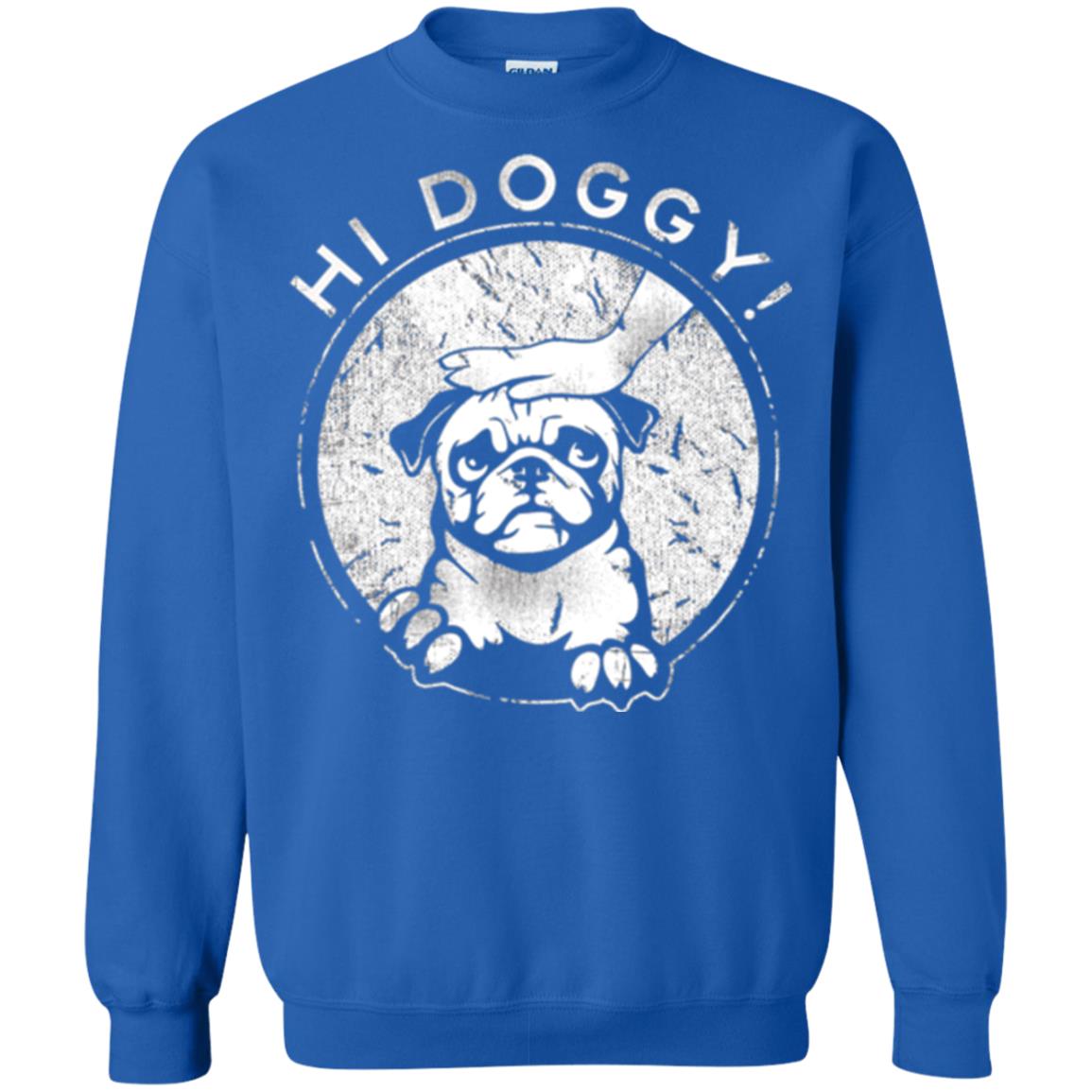 Dog Lovers T-shirt Hi Doggy Royal