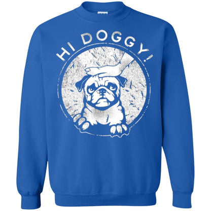 Dog Lovers T-shirt Hi Doggy Royal