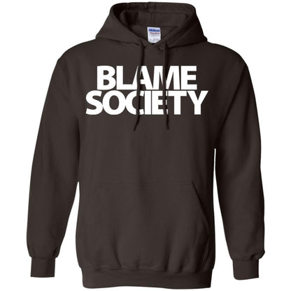 Mens Blame Society Urban Hip Hop T-shirt Dark Chocolate