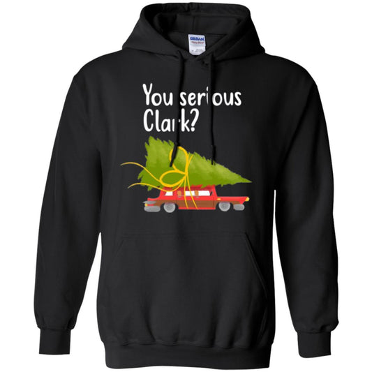 Christmas T-shirt You Serious Clark Griswold Black