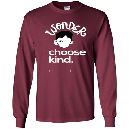 Anti Bullying T-shirt Choose Kind Maroon