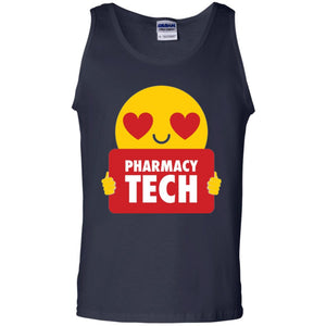 Pharmacy Tech T-shirt Heart Eye Emoji