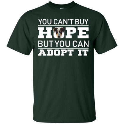 You Can_t Buy Hope But You Can Adopt It Dog Shirt Forest