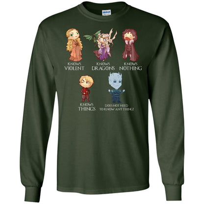 Know Something Game Of Thrones Fan T-shirt Forest Green