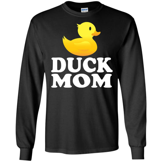 Duck Mom Funny Bird Lover T-shirt Black