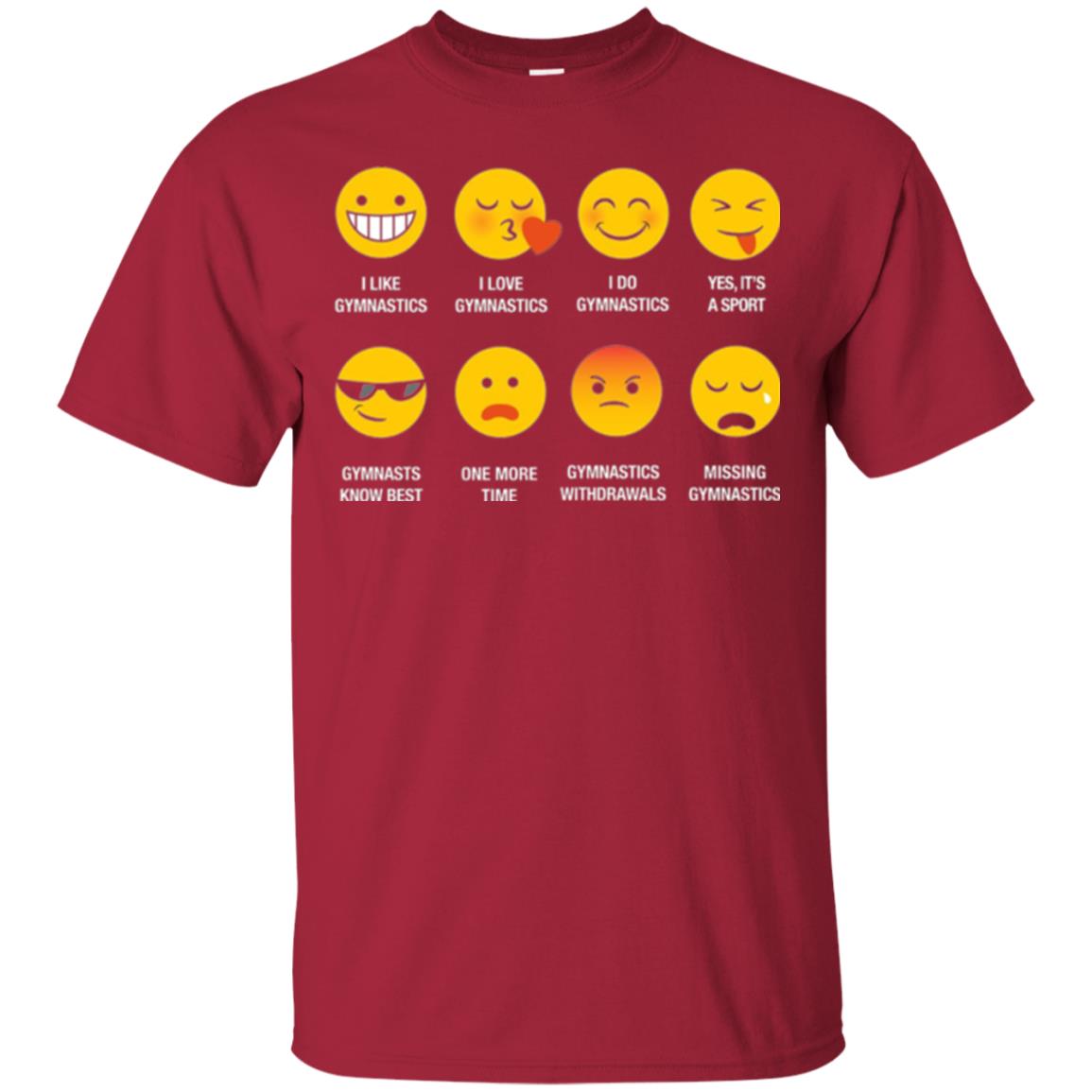 Gymnastic Lovers T-shirt Emoji Cardinal