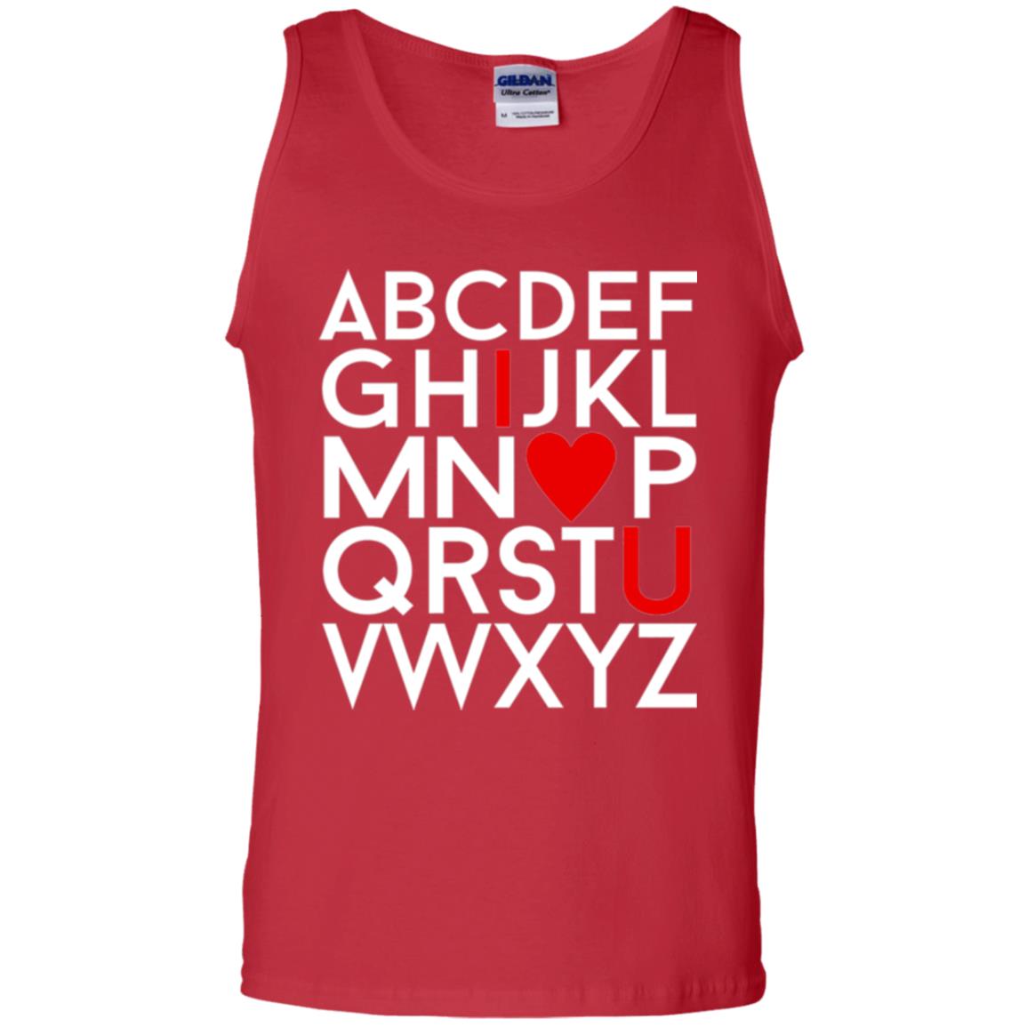 Happy Valentine_s Day Shirt, Alphabel I Love You Red