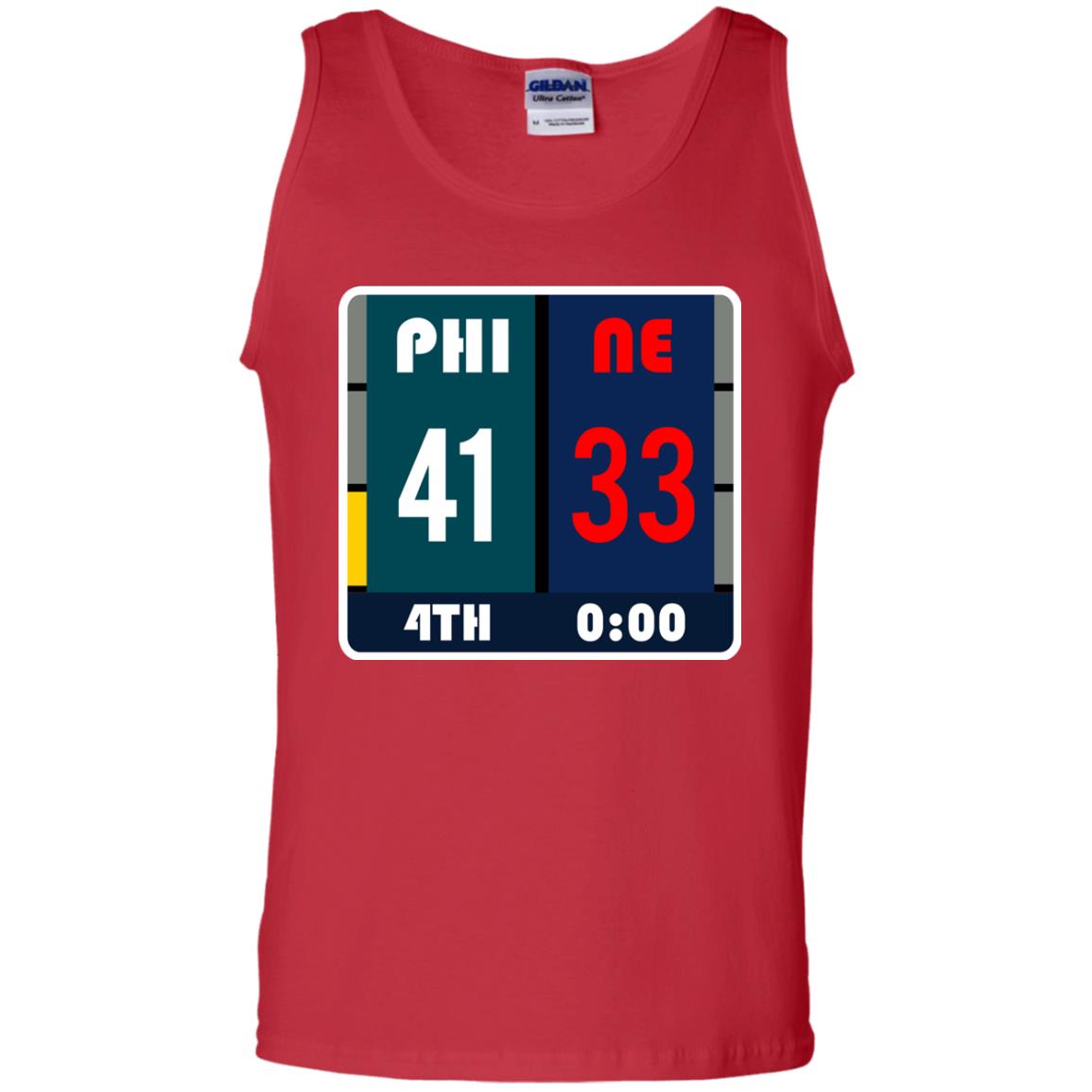 Football Philadelphia T-shirt Eagles Vs New England Red