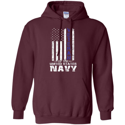 Us Navy Veteran T-shirt Maroon