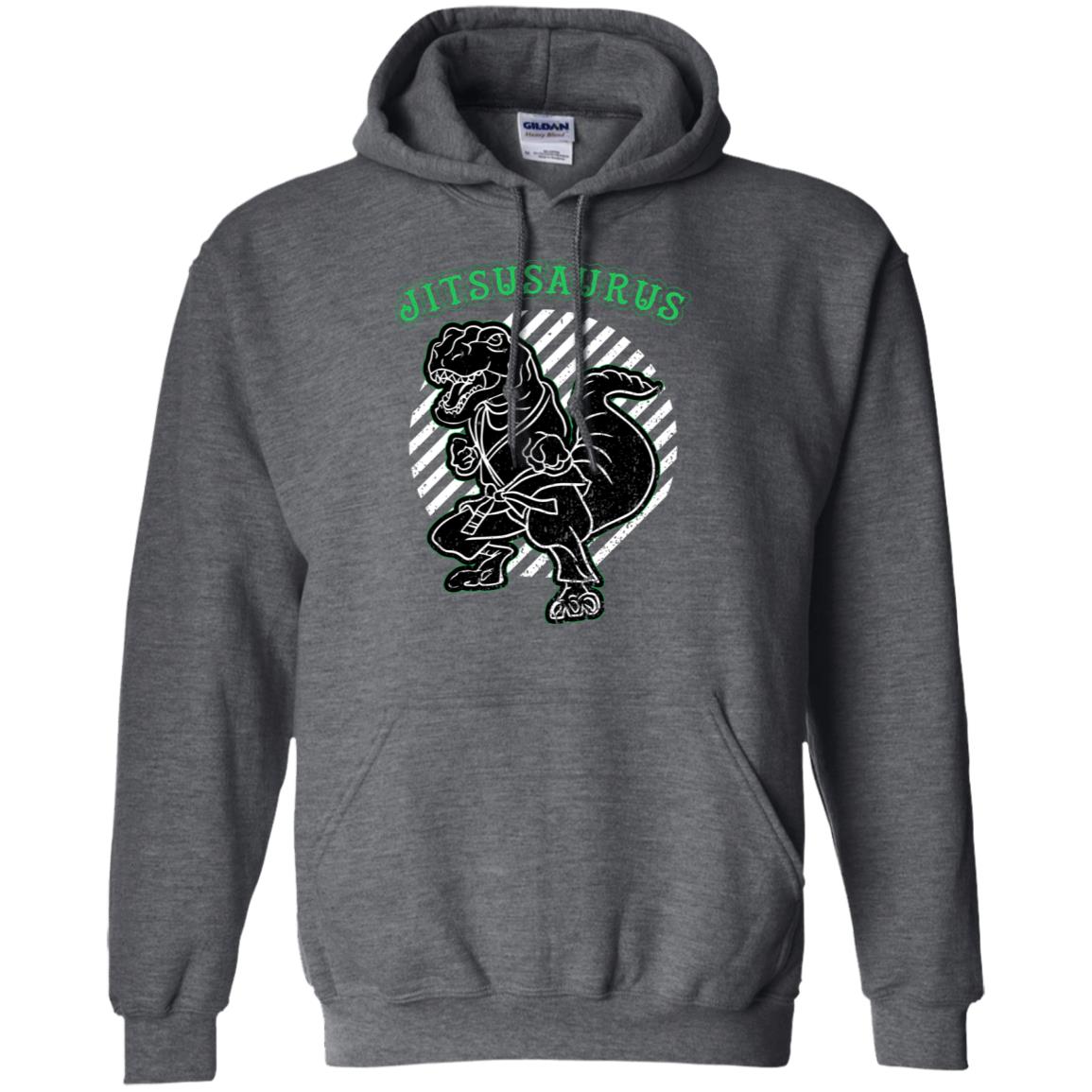 Jitsusaurus Jujutsu Saurus Shirt Dark Heather