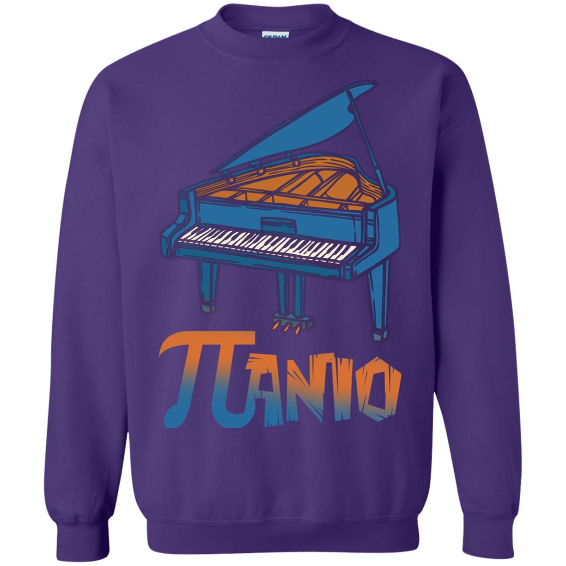 Pi Day T-shirt Funny Piano Lover Purple