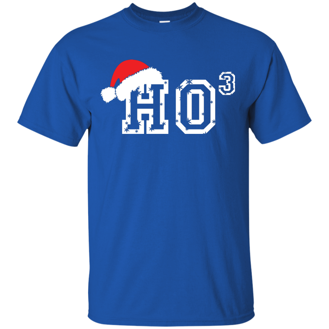 Christmas T-Shirt Ho Ho Ho Royal