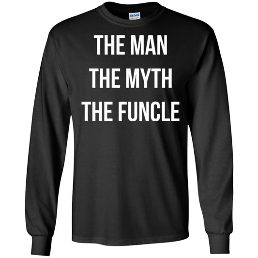 Uncle T-shirt The Man The Myth The Funcle Black