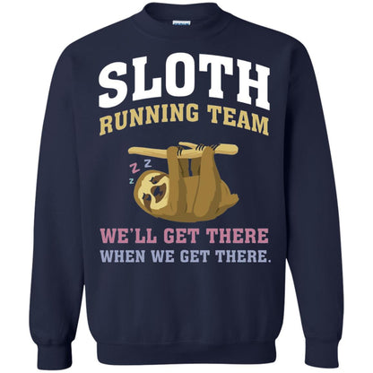 Sloth Running Team We Will Get There When We Get There Navy