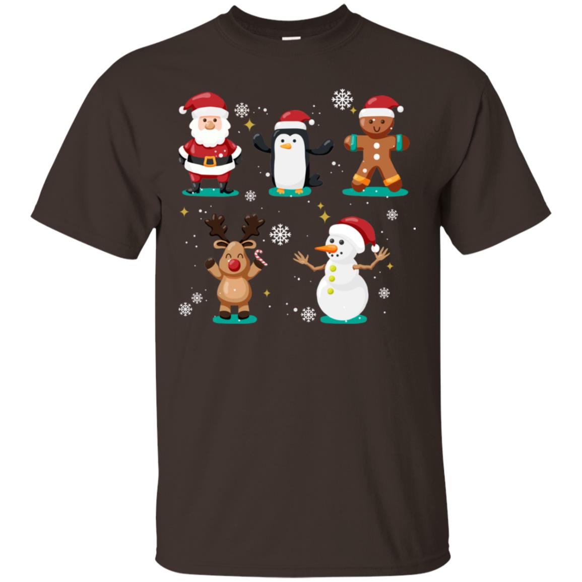 Christmas Character Ideas Gift Shirt Dark Chocolate