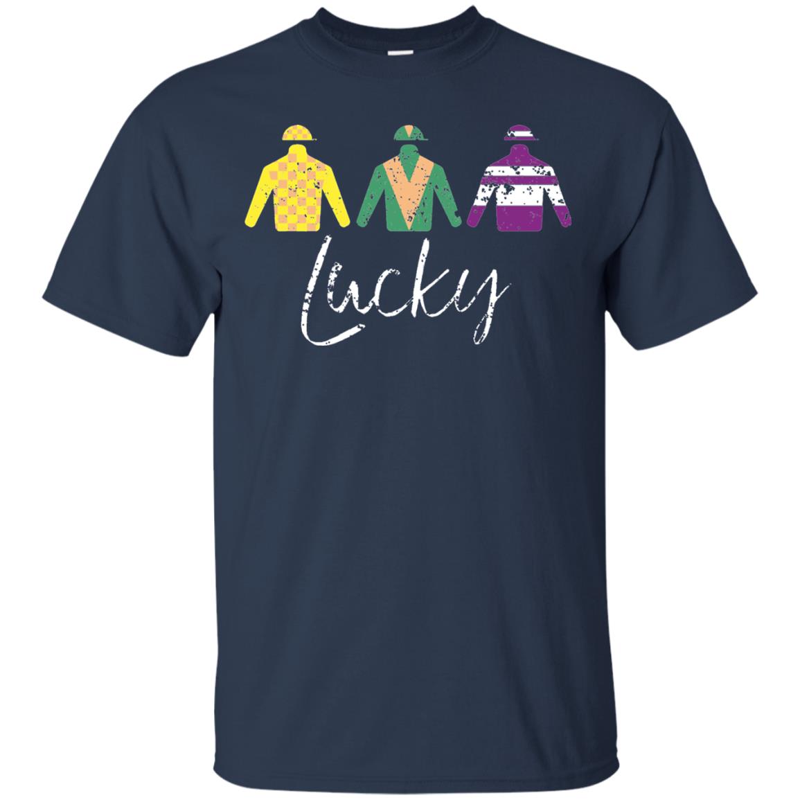 Derby Jockey Shirt Lucky Derby Apparel Derby Navy