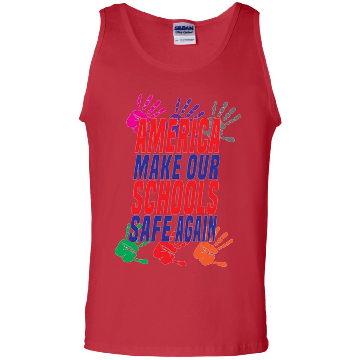 America Make Our Schools Safe Again Gu Control T-shirt Red