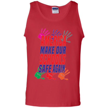 America Make Our Schools Safe Again Gu Control T-shirt Red