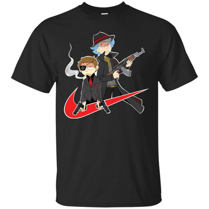 Rick And Morty Cartoon Shirt Black