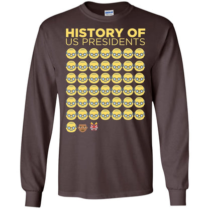 Anti Trump T-shirt History Of Us Presidents Dark Chocolate