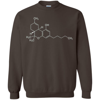 Cannabis T-shirt Thc Molecule Tetrahydrocannabinol Dark Chocolate