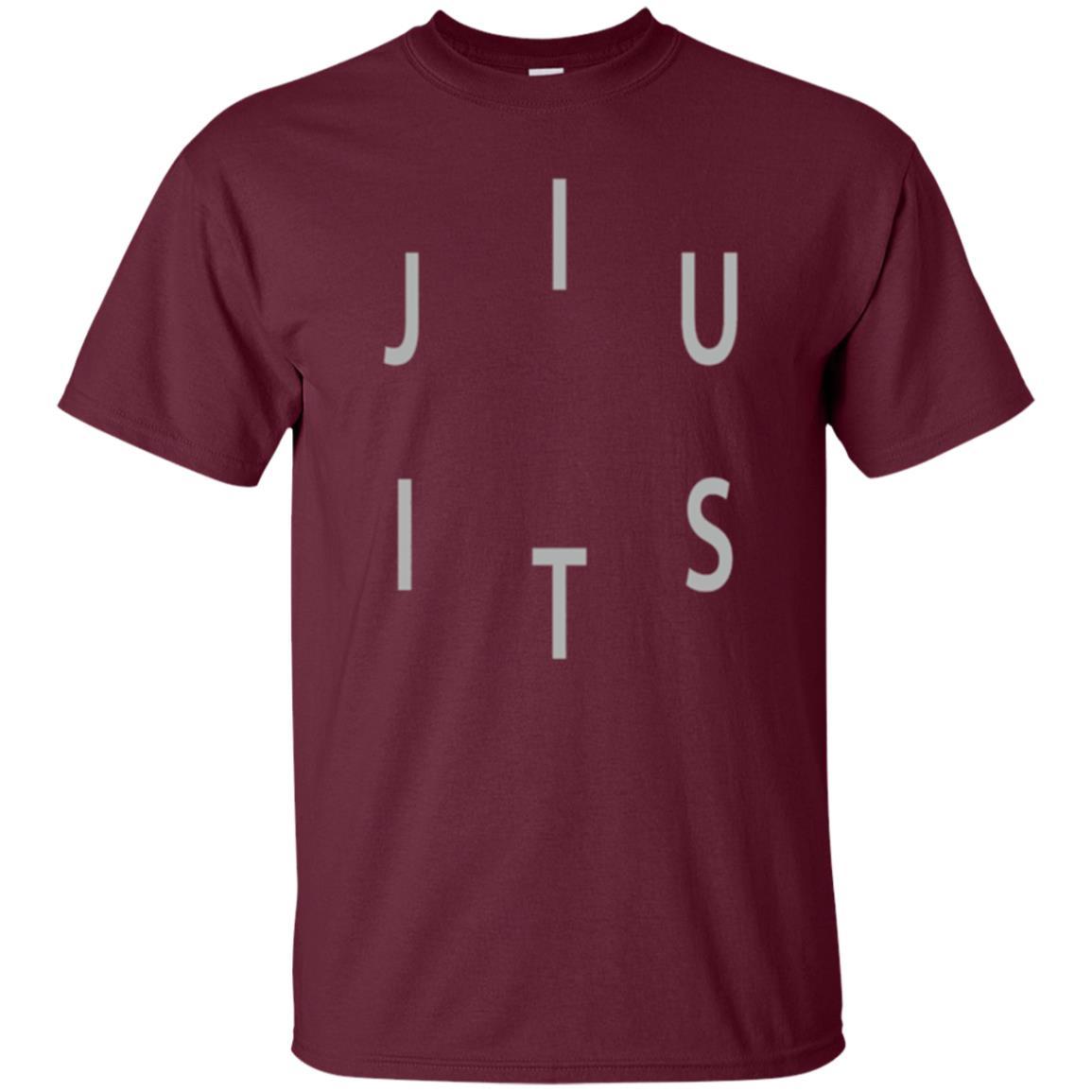 Jiu Jitsu T-shirt Bjj Brazilian Jiu Jitsu Maroon