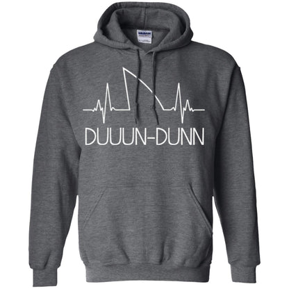 Funny Shark Shirt Feat. Shark Heartbeat Shark Lovers T-shirt Dark Heather
