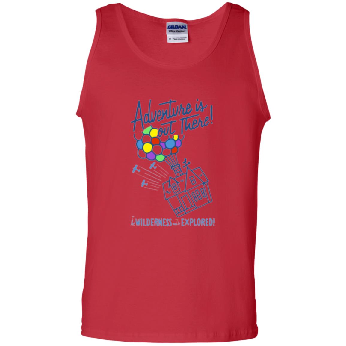 Adventure Is Out There T-shirt Red