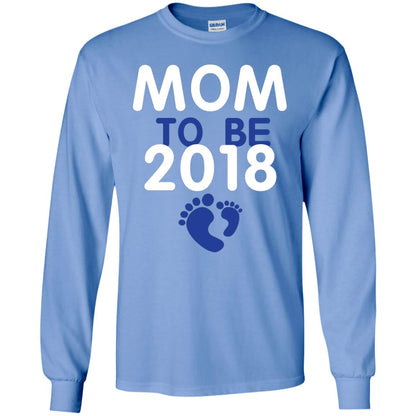 Pregnancy T-shirt Mom To Be 2018 Carolina Blue