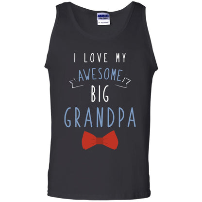 I Love My Awesome Big Grandpa Grandkid Grandson Granddaughter Shirt Black